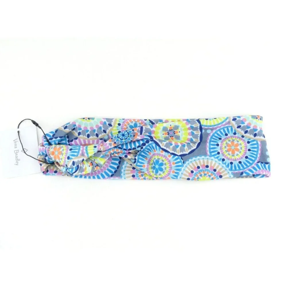 Vera Bradley Sunny Medallion Knotted Headband NWT